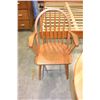 Image 3 : DINING TABLE AND TWO CHAIRS