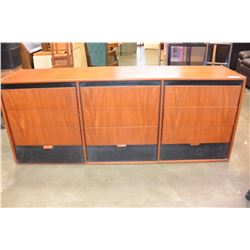 TEAK 12 DRAWER DRESSER