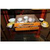 Image 1 : SHELF LOT OF VINTAGE CHINA CUPS AND SAUCERS