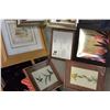Image 2 : LOT OF SMALL FRAMED PRINTS