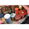 Image 2 : SHELF LOT OF TINS