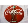 Image 1 : PORCELAIN COCA COLA SIGN