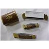 Image 1 : BRASS INLAID CHEST AND JACK KNIVES