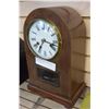 Image 2 : CONTINENTAL DOMED TOP MAHOGANY MANTLE CLOCK