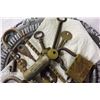 Image 3 : TRAY OF ANTIQUE LOCKS AND KEYS
