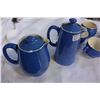 Image 2 : MOORCROFT POWDER BLUE PARTIAL TEASET
