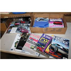 BOX OF CAR MAGAZINES