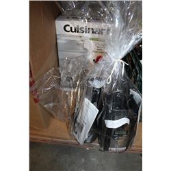 CUSINART ICE CREAM MAKER AND WARING PRO PROFESSIONAL WINE CHILLER