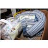 Image 1 : BOX OF BEDDING AND QUILTS