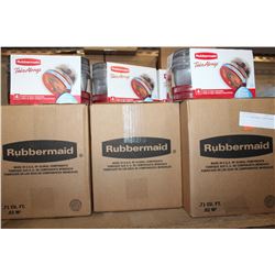 LOT OF RUBBERMAID CONTAINERS