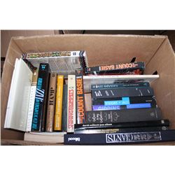 BOX OF HARDCOVER JAZZ BOOKS