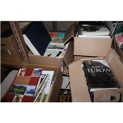 FOUR BOXES OF HARDCOVER BOOKS