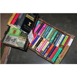 BOX AND TRAY OF DANIELLE STEELE BOOKS