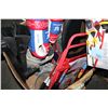 Image 2 : BOX OF SPORTS GOODS HOCKEY GLOVES AND LAWN DARTS
