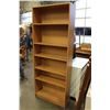 Image 1 : LARGE MAPLE FINISH BOOKSHELF