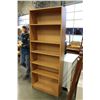 Image 2 : LARGE MAPLE FINISH BOOKSHELF