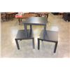 Image 1 : THREE BLACK IKEA ENDTABLES
