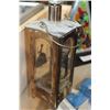 Image 4 : MUSICAL DECANTERS AND CERAMIC AND WOOD ORNAMENTS AND VASES AND BRASS ANIMAL FIGURES