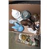 Image 1 : BOX OF VASES FIGURES AND COLLECTIBLE CHINA
