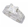 Image 9 : Platinum 1.75ctw Diamond Ring