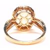 Image 4 : 14KT Rose Gold 4.00ct Morganite and Diamond Ring