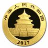 Image 2 : 2017 China Panda 1 Gram Gold Coin