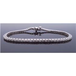 14KT White Gold 1.40ctw Diamond Bracelet