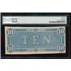 Image 2 : 1864 $10 Confederate States of American Note PMG 55