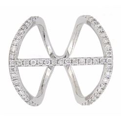 14KT White Gold 0.70ctw Diamond Ring