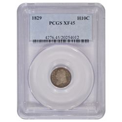 1829 Bust Half Dime PCGS XF45