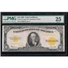 Image 1 : 1922 $10 Gold Certificate PMG 25