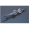 Image 4 : Platinum 1.08ctw Sapphire and Diamond Pin