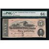 Image 1 : 1864 $5 Confederate States of America Note PMG 64EPQ
