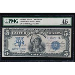 1899 $5 Chief Silver Certificate PMG 45