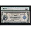 Image 1 : 1918 $1 New York Large Federal Reserve Bank Note PMG 50