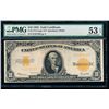 Image 1 : 1922 $10 Large Gold Certificate PMG 53EPQ