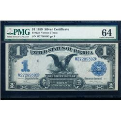 1899 $1 Black Eagle Silver Certificate PMG 64