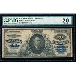 1891 $20 Silver Certificate PMG 20