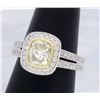 Image 6 : 18KT Two Tone Gold 1.19ctw Diamond Ring