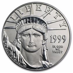 1999 $100 Platinum 1oz American Eagle Coin