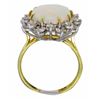 Image 10 : 18KT Yellow Gold Opal and Diamond Ring
