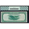 Image 2 : 1918 $1 New York Large Federal Reserve Bank Note PCGS 65PPQ