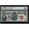 Image 1 : 1907 $5 Legal Tender Note PMG 35