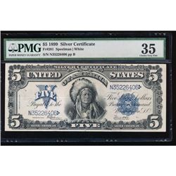 1899 $5 Chief Silver Certificate PMG 35