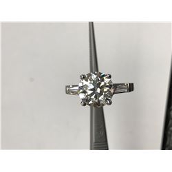 14KT White Gold 4.01ct GIA Cert Diamond Ring