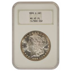 1899-O $1 Morgan Silver Dollar Coin NGC MS65PL