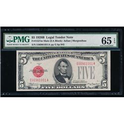 1928B $5 Legal Tender Note PMG 65EPQ