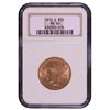 Image 1 : 1910-S $10 Indian Head Eagle Gold Coin NGC MS60