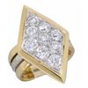 Image 1 : 14KT Two Tone Gold 1.00ctw Diamond Ring