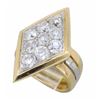 Image 3 : 14KT Two Tone Gold 1.00ctw Diamond Ring